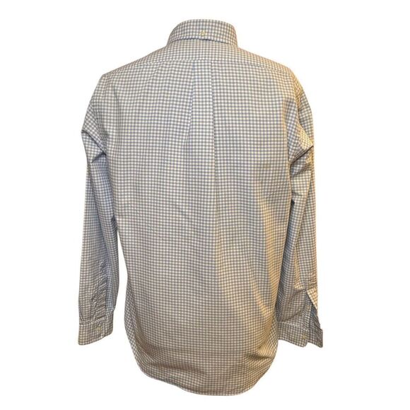 Ralph Lauren Gingham Button Down Oxford Shirt Sz. L Blue/White - Picture 9 of 12